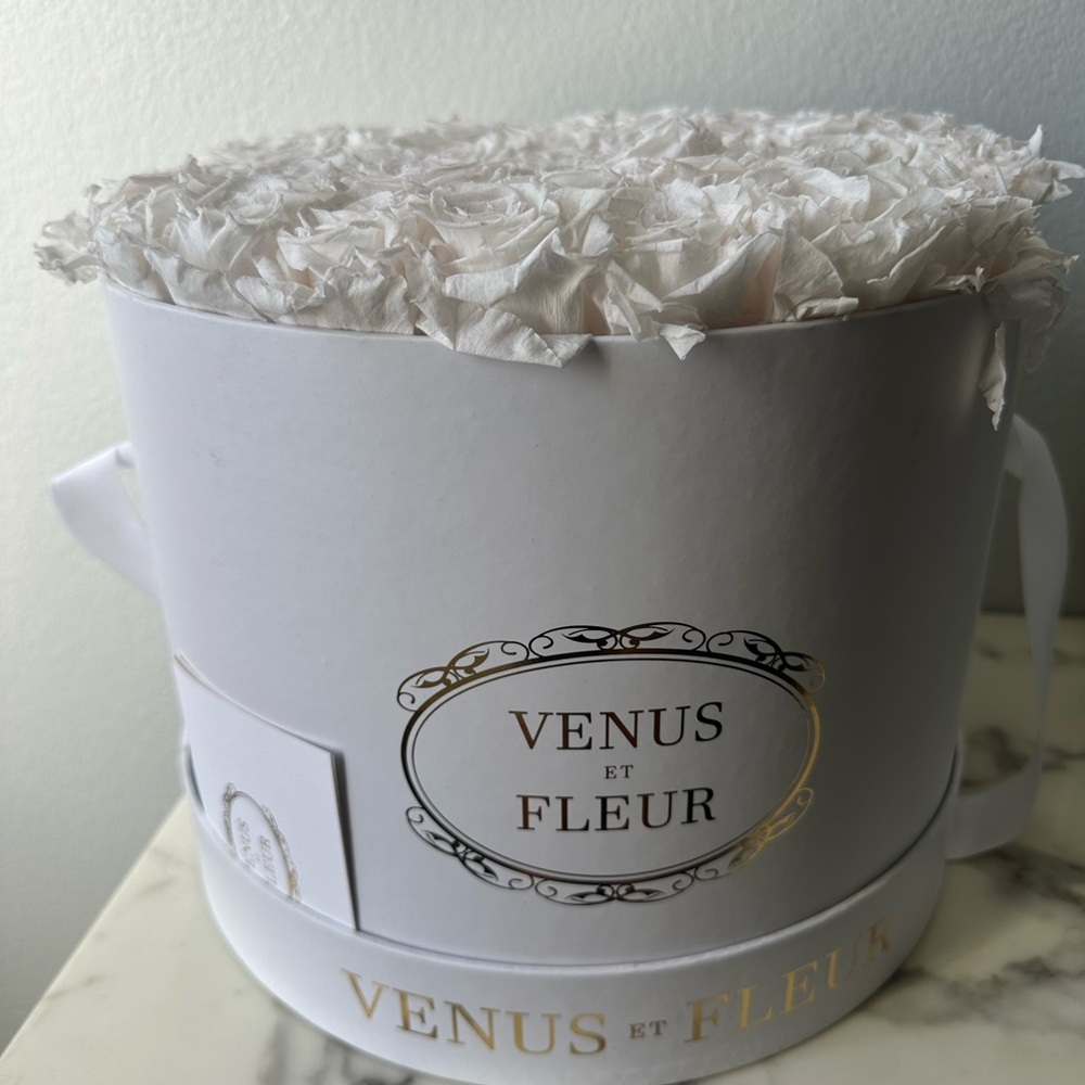 Venus et Fleur White Faux Floral Arrangement